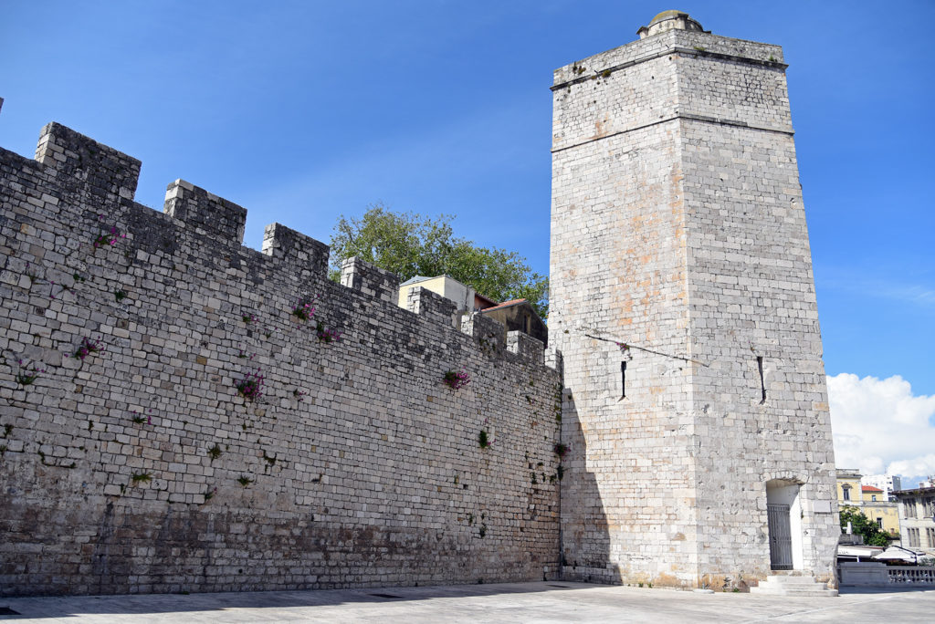 Zadar - mury obronne - wieża
