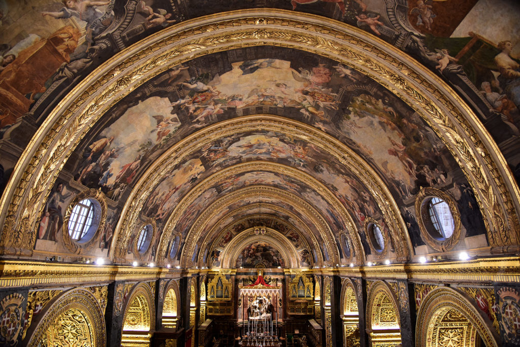 Katedra św. Jana - sufit widziany z chóru