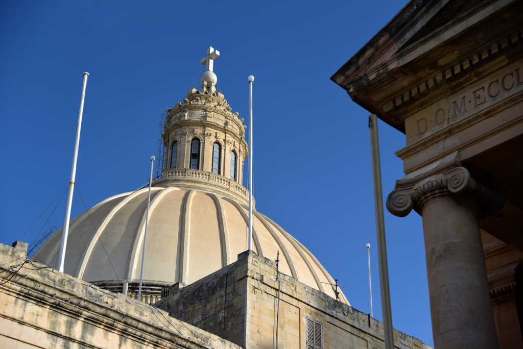 Valletta - kopuła Bazyliki Matki Bożej z Góry Karmel