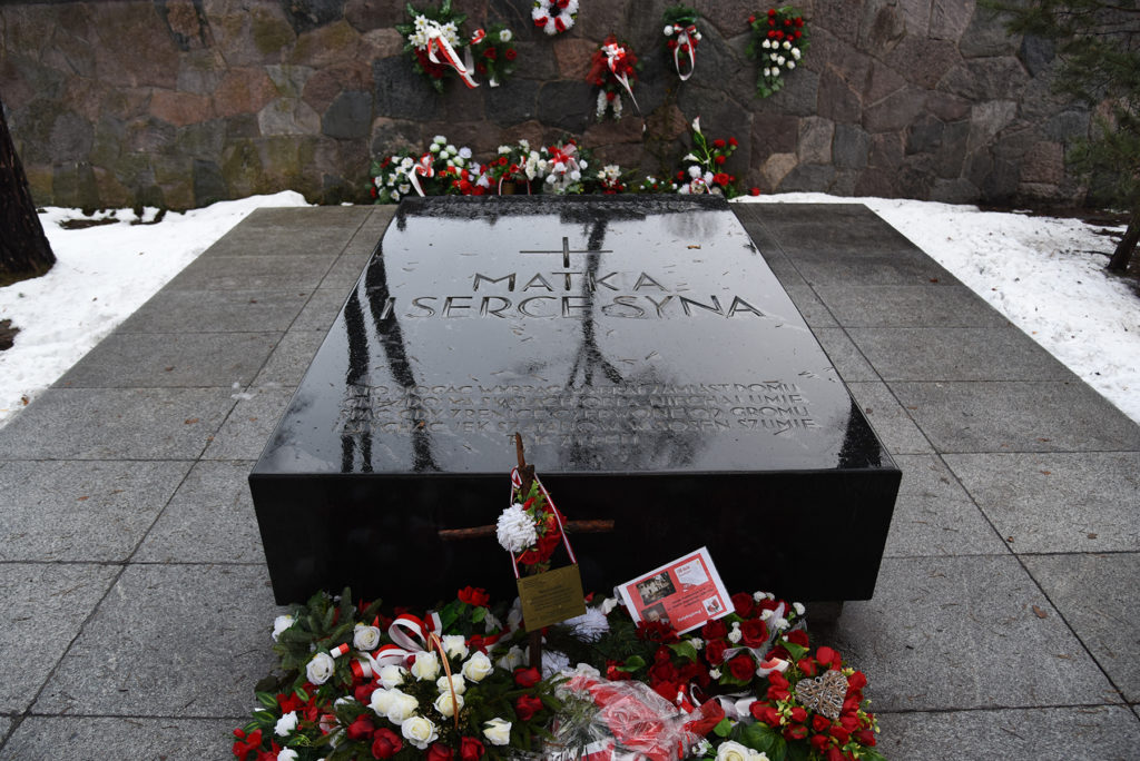 Wilno - cmentarz na Rossie - Serce Józefa Piłsudskiego