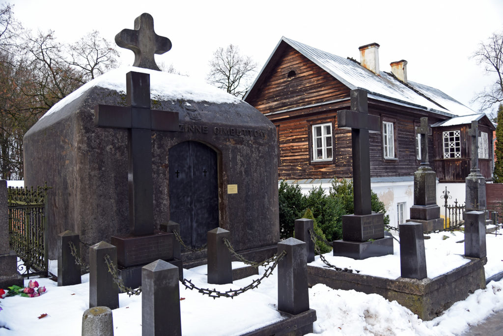 Cmentarz na Rossie - grobowiec Gimbuttów