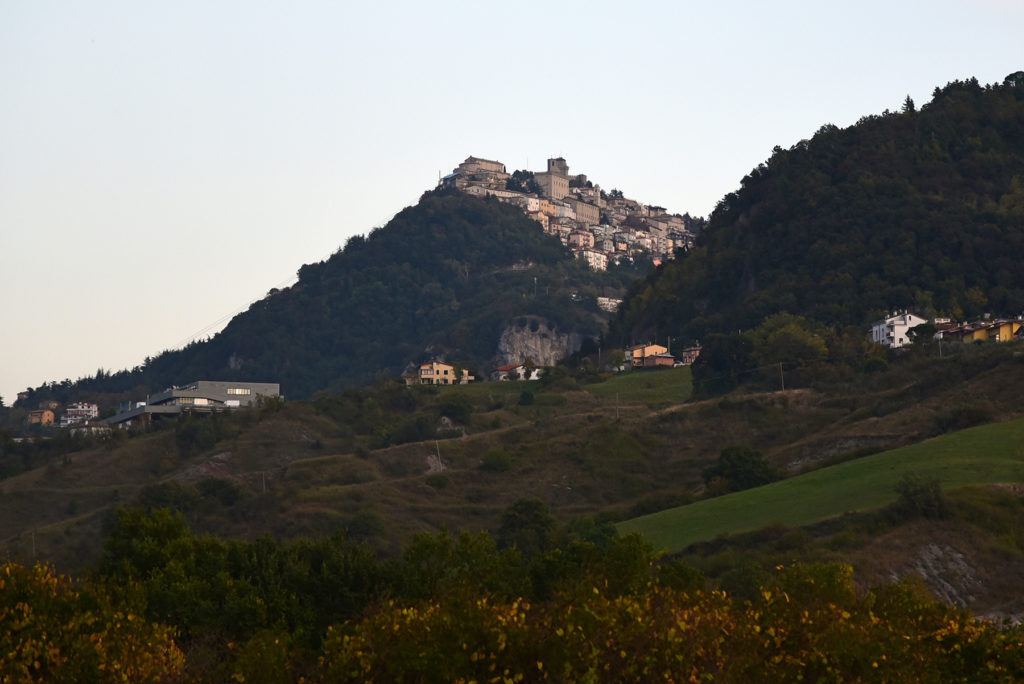 San Marino - widok na miasto od strony pólnocno-zachodniej