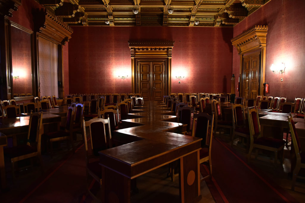 Czerniowce - Czerniowiecki Uniwersytet Narodowy - sala posiedzeń senatu