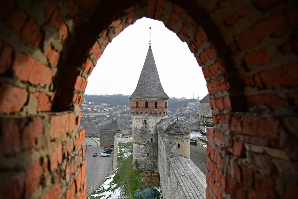 Kamieniec Podolski - widok z okien wieży